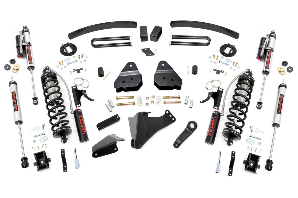 Ford F-350 Super Duty Suspension Lift Kit - Rough Country - 6 Inch Lift Kit with C/O Vertex - '05-'07
